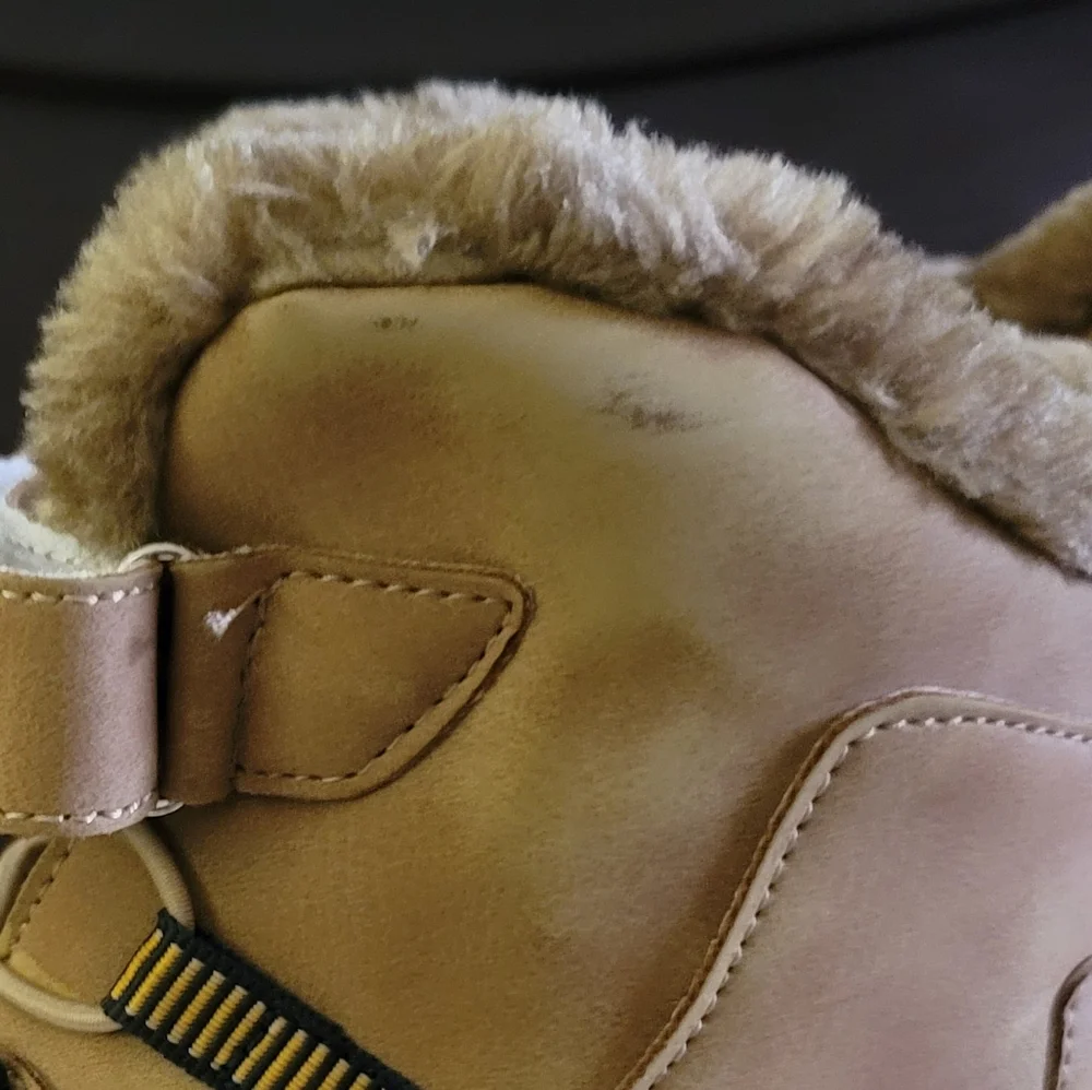 Hobibear Kids Winter Plush Fur Boots Size 38